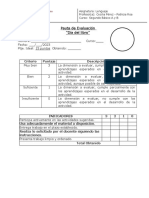 Pauta de Evaluación Día Del Libro