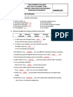 7th GR ANSWER KEY WEEKEND WORKSHEET 17.03.2023