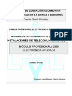 ProgramaciónDidácticaCFGM 1IT Electrónica Aplicada 2019-2020