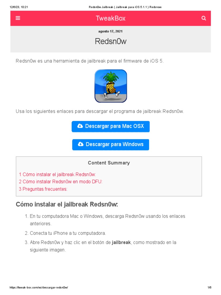 Redsn0w jailbreak jailbreak para ios 5 1 1 redsnow pdf ios yo