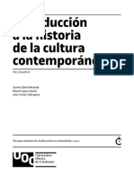 Introducción A La Historia de La Cultura Contemporánea