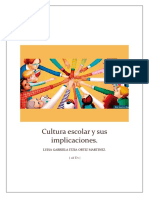 Cultura Escolar y Sus Implicaciones