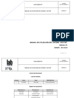 Manual de Uso para Sistema VECTOR