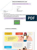 EXPERIENCIA 03 - 3° y 4° Grado 2022