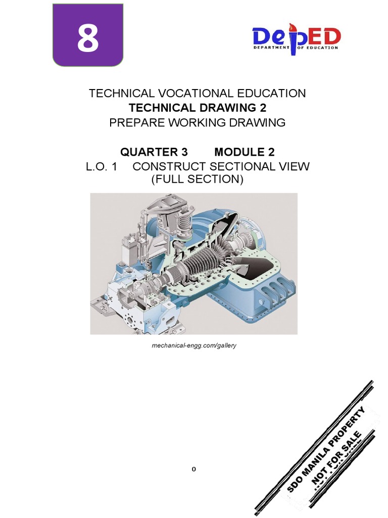 Sectional Views in Technical Drawing | PDF | Drawing | Cognitive Science