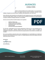 Carta de Presentacion, Manual de Funciones, Departamentalizacion y Organigrama.