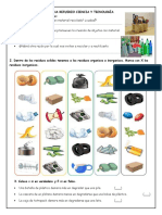 Día 9 FICHA REFUERZO CIENCIA