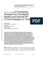 Will Affective Computing Emerge From Foundation Models and General Ai? A First Evaluation On Chatgpt