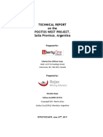 Liberty One Lithium Pocitos West Technical Report