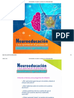 Neuroeducación y Sus Aportes en El Proceso de Enseñanza-Aprendizaje