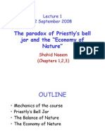 The Paradox of Priestly's Bell Jar and The "Economy of Nature"