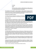 08 Métodos Instrumentais de Análise