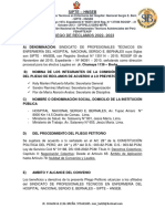 Hospital Nacional Sergio E. Bernales - Sindicato de Profesionales Técnicos en Enfermería Del Hospital Nacional Sergio E. Bernales - SIPTE Anexo