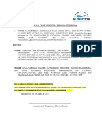 Dados Do Proponente / Pessoa Jurídica: Nome Da Empresa: Henrimar Taxi Aereo Ltda CGC: 00.977.675/0001