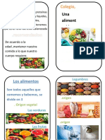 Diptico de Los Alimentos.