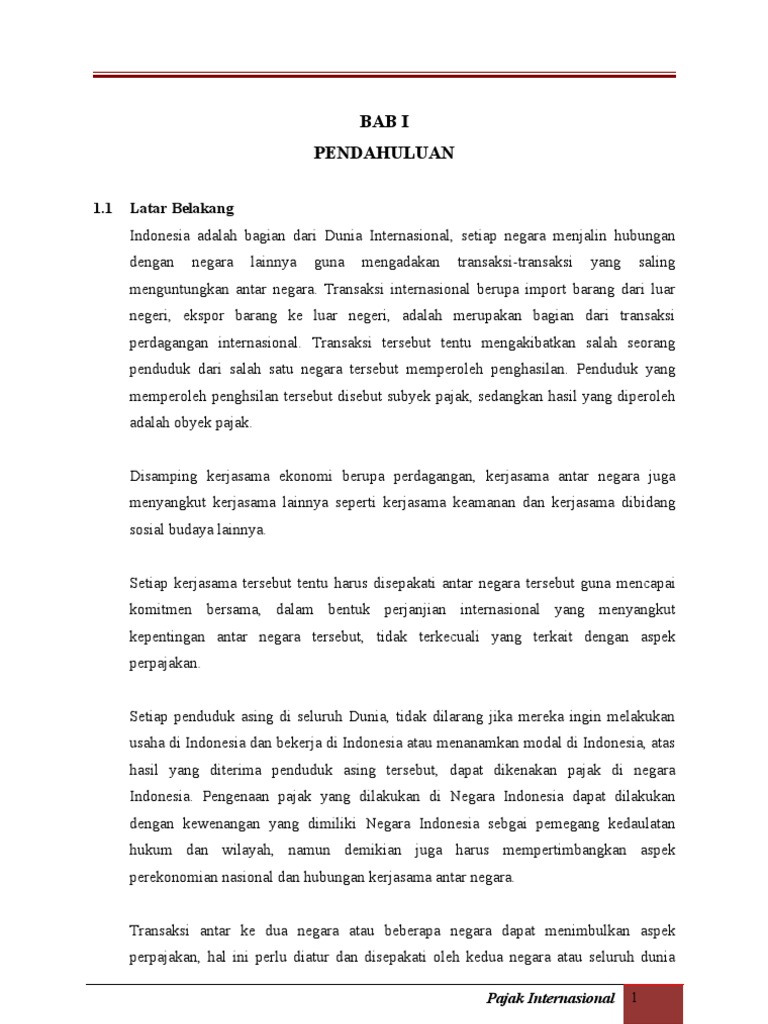 Pajak Internasional