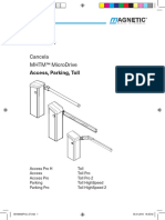 Cancela MHTM MicroDrive - Guia Rápido