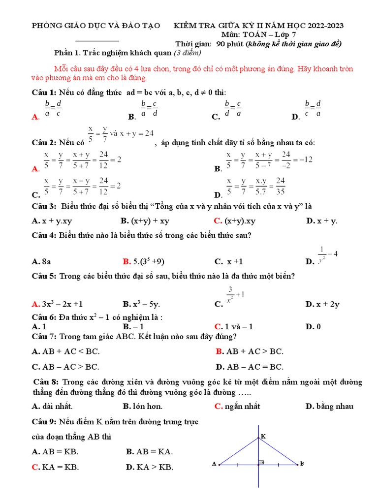 ĐỀ 15, MT, TN 3 7 | PDF