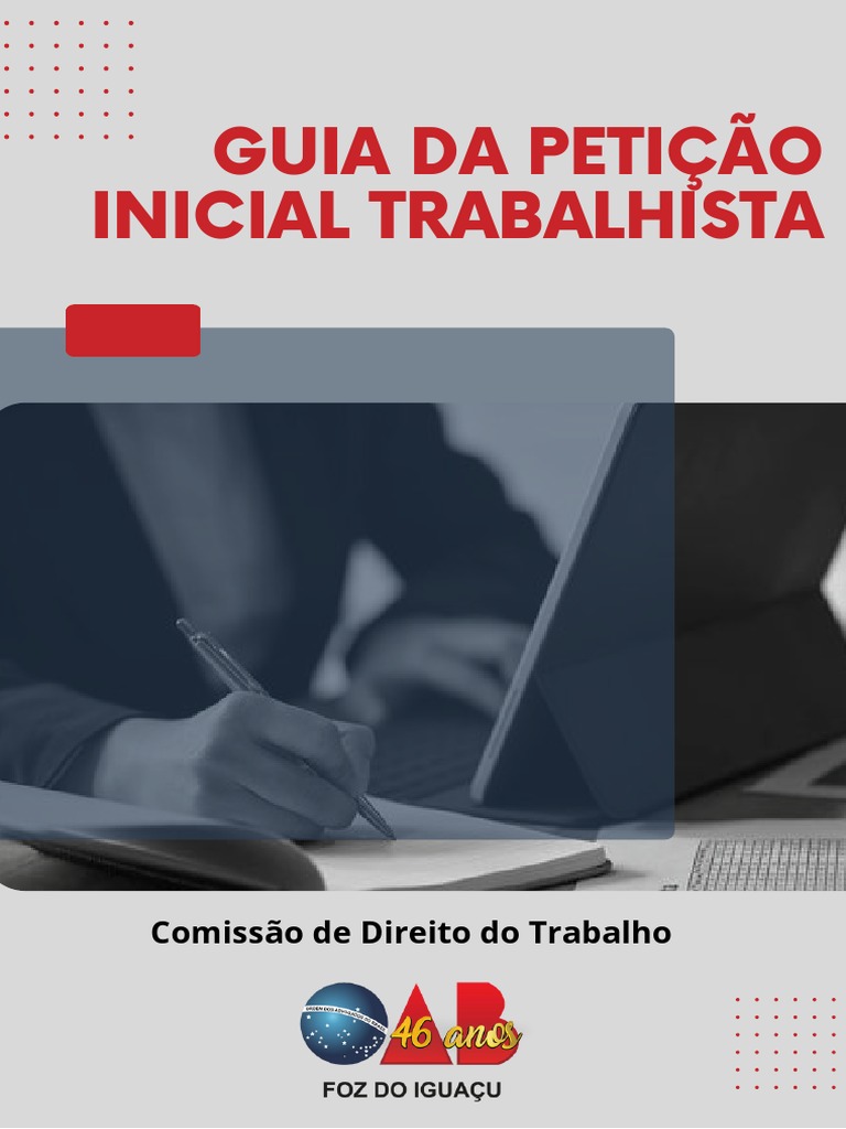 Cartilha guia da peti o inicial trabalhista oab foz pdf