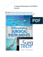 Test Bank For Differentiating Surgical Instruments 3rd Edition Colleen J Rutherford