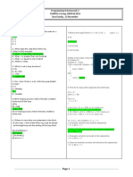 Choose The Best Answer: Programming II Homework 2 COMP012 Group 1003fall 2013 Due Sunday, 22 November