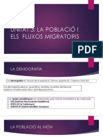 Població I Moviments Migratoris