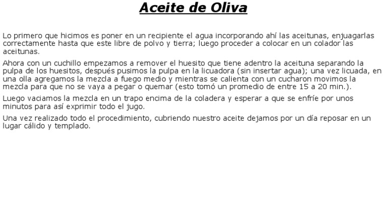 Aceite de Oliva - Paiz
