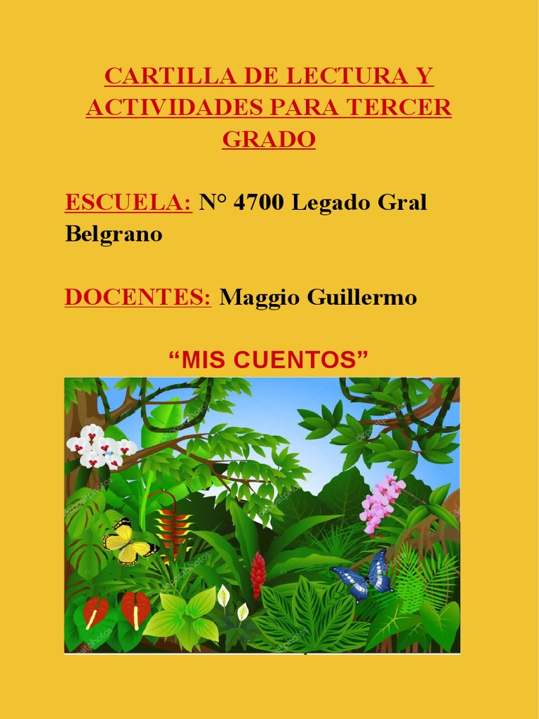 Cuentos y Actividades para Tercer Grado | PDF | Artes del Lenguaje y ...