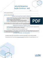 Ciências Dos Materias - AVC