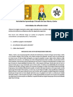 Actividad de Aprendizaje 3 Estudio de Caso María y Carlos Actividades de Reflexión Inicial