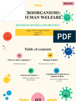 Micro-Organisms in Human Welfare