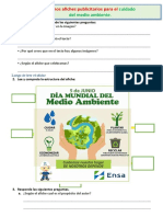 D1 A1 FICHA COM. Leemos Afiches Publicitarios para El Cuidado Del Medio Ambiente.