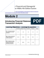 Test Bank For Financial and Managerial Accounting For Mbas 4th Edition Easton