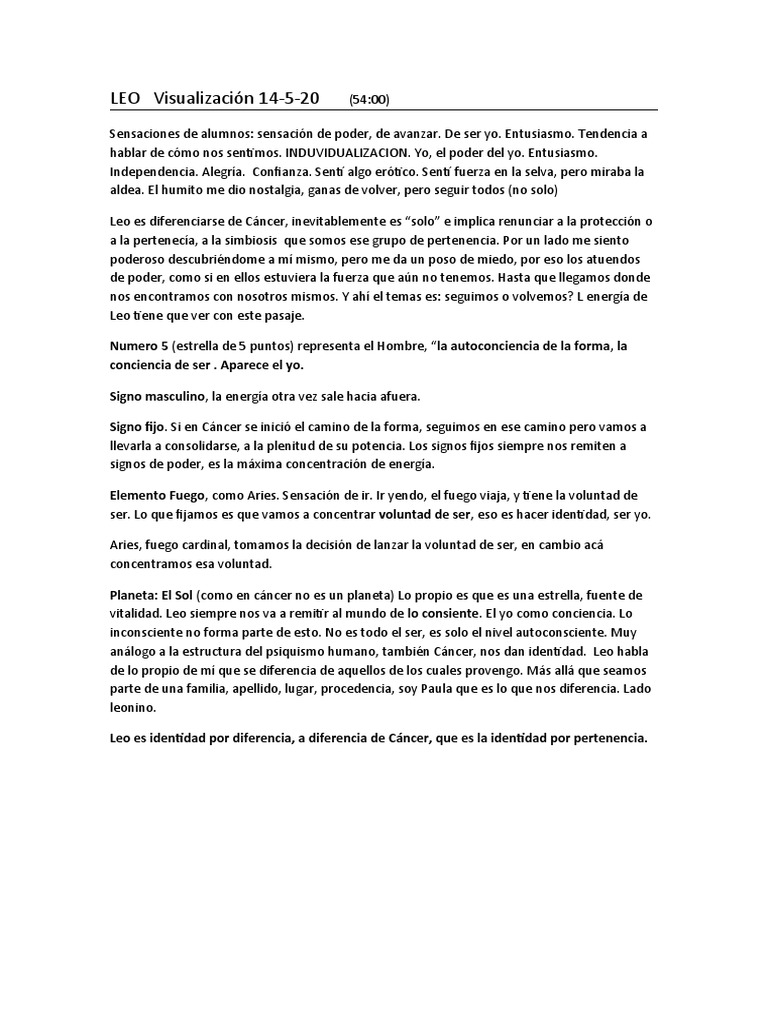 5 Leo | PDF | Mente | Mente inconsciente