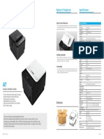 A7 Printer Posbank-Datasheet en