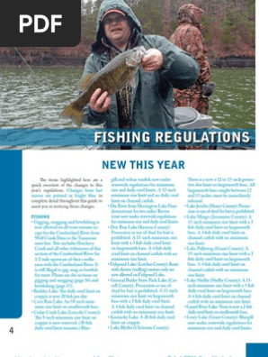 Kentucky Fishing Regulations Update | PDF | Rainbow Trout | Angling