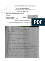 Examen Final Quimica Cualitativo AYALA HUAMAN CLINTON