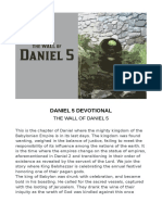Daniel 5 Devotional