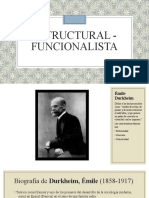 Estructural - Funcionalista