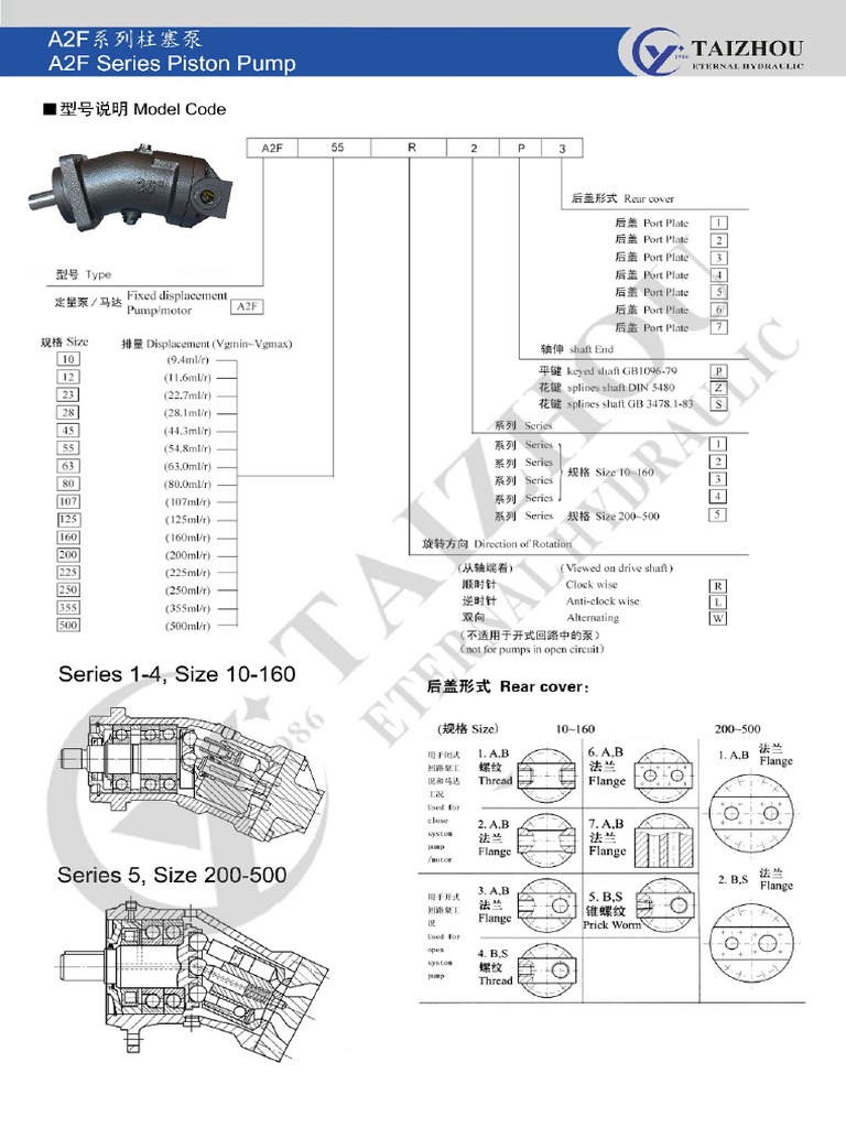 A2f Piston Pump Pdf