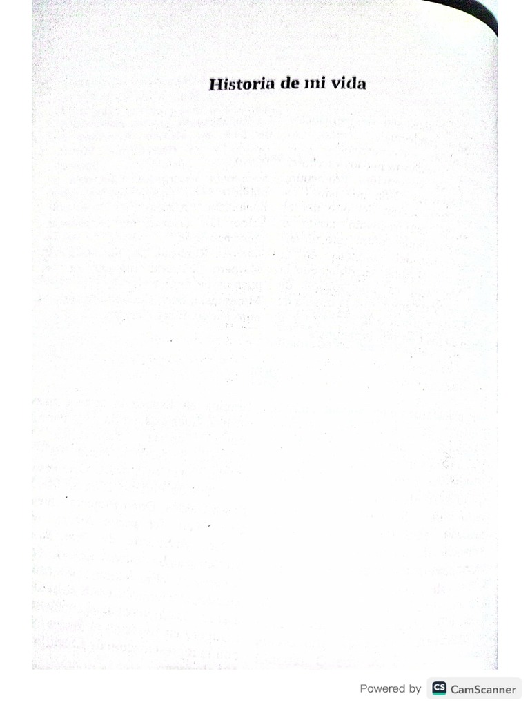 Historia de Mi Vida PDF