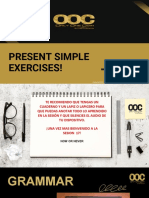 SESSION 17 PRESENT SIMPLE EXERCISES