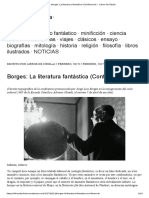 Borges - La Literatura Fantástica (Conferencia) - Libros de Cíbola