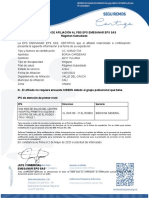 Certificado Afiliacion