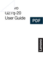 Lenovo g27q-20 User Guide
