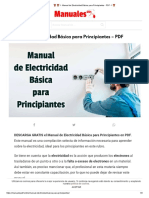 ? ? Manual de Electricidad Básica para Principiantes - PDF ?