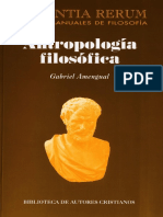 Antropología Filosófica - G. Amengual (LIBRO COMPLETO Madrid, BAC, 2007)