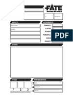 Fillable Fate Accelerated Character Sheet