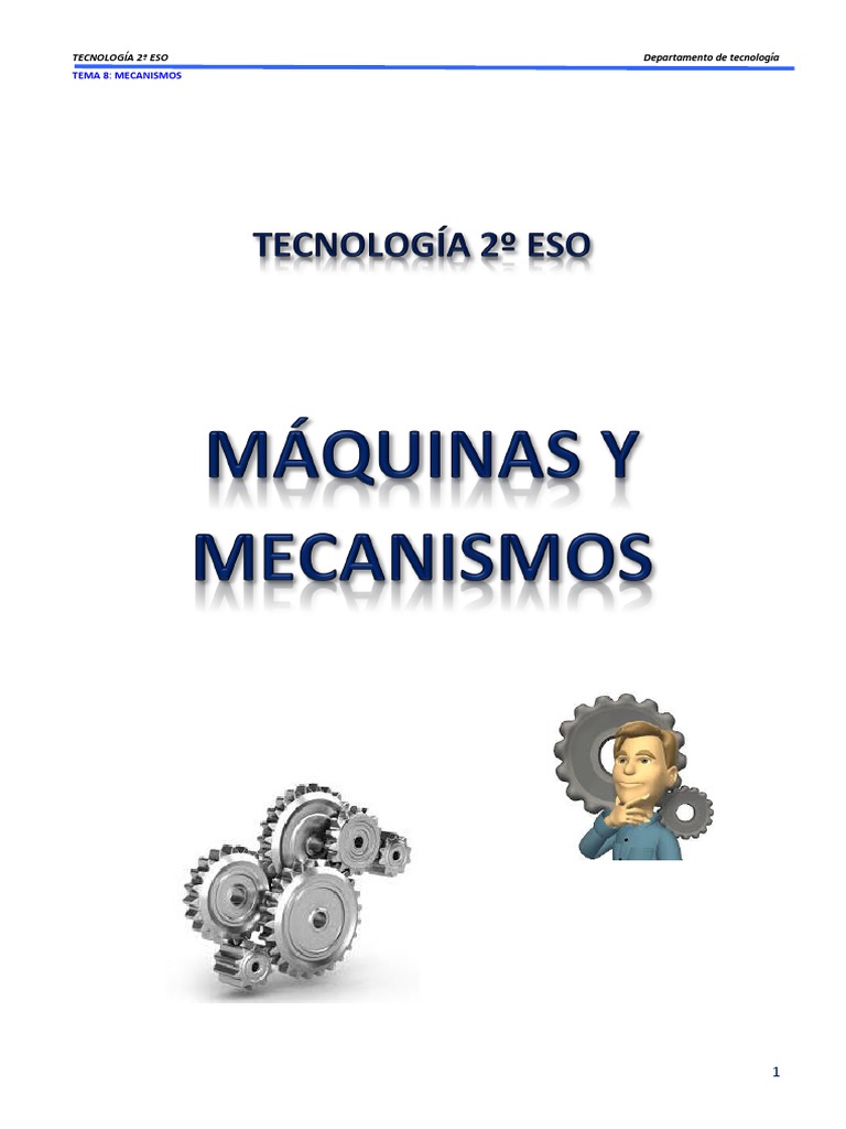 Apuntes Mecanismos Pdf Engranaje Eje