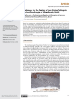 Article: Challenges For The Destiny of Iron Mining Tailings in The Iron Quadrangle of Minas Gerais, Brazil